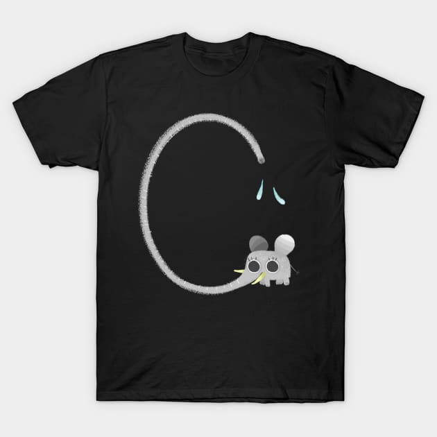 C T-Shirt by Eduardo Laguna